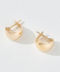 ピアス K18 フープ ピアス レディースの詳細画像1