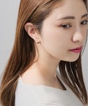 ピアス K18 フープ ピアス レディースの詳細画像2
