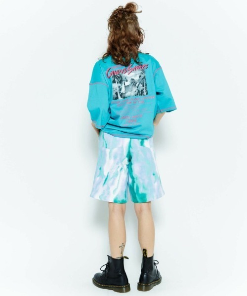 Candy Stripper パンツ CANDY TIE DYE ハーフパンツ : ZOZOTOWN