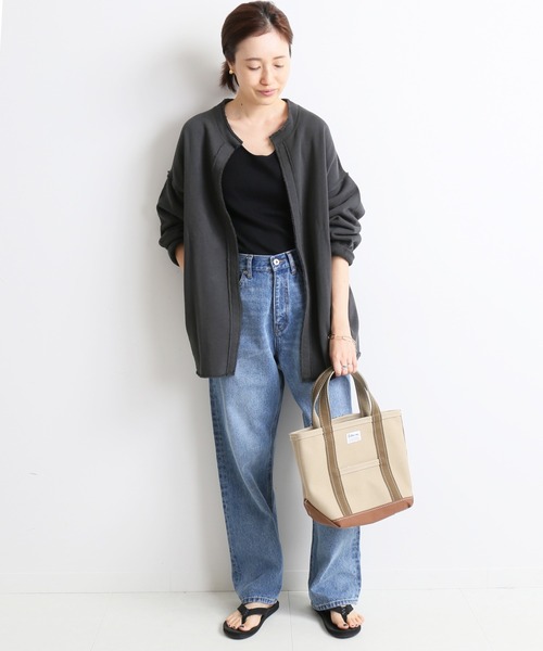 シンプルな カーディガン - 通販 - PayPayモール 裏毛ノーカラーカーディガン◆ ZOZOTOWN PayPayモール店 ⓛこちらの