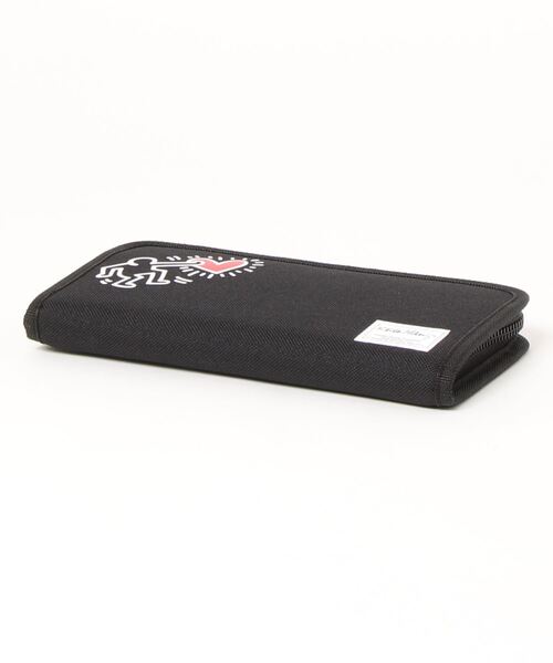 【未使用】キースヘリング 財布 KeithHearing Keith Haring（キース ヘリング） 財布 ハート＆サイン ロング