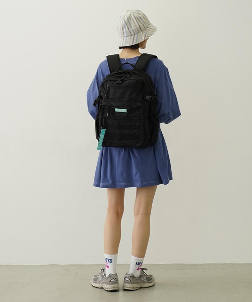MILKFED. リュック　30L　A4　2層　PC　大容量　グリーン　希少 MILKFED. リュックサック ミルクフェド MILK FED. レディース 大