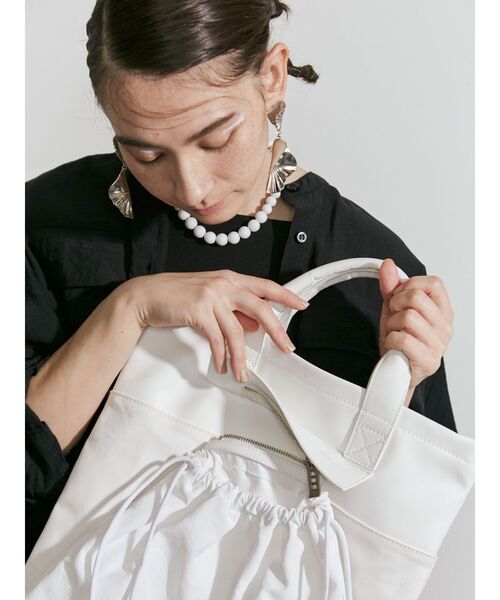 値下げ！【美品】un3d REBORN DRAWSTRING BAGトートバッグ 値下げ！【美品】un3d REBORN DRAWSTRING BAGトートバッグ