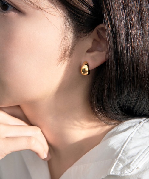 Jewel closet by L&Co K18 フープピアス ゴールド Jewel closet by L&Co. ピアス K18 フープ レディース