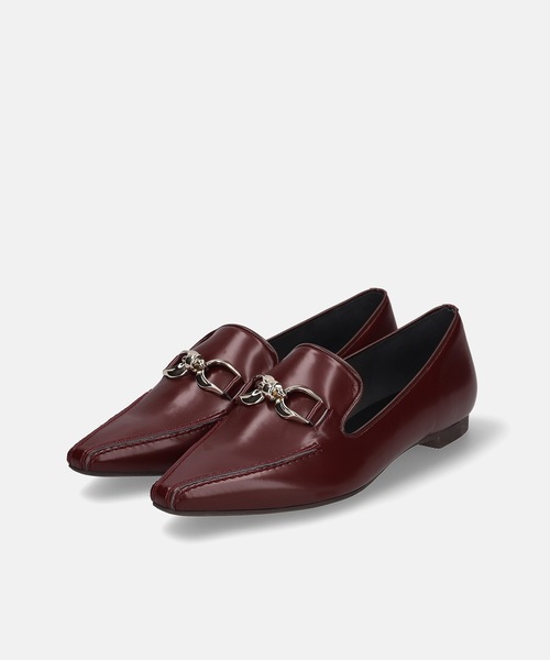 MAMIAN（マミアン） ローファー スクエアトゥ ビットローファー