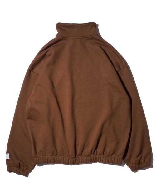 トレーナー スウェット 「VISION STREET WEAR」ビッグシルエット スタンドハーフジップ スウェットトレーナー / プルオーバー レディ VISION STREET WEAR トレーナー スウェット 「VISION WEAR