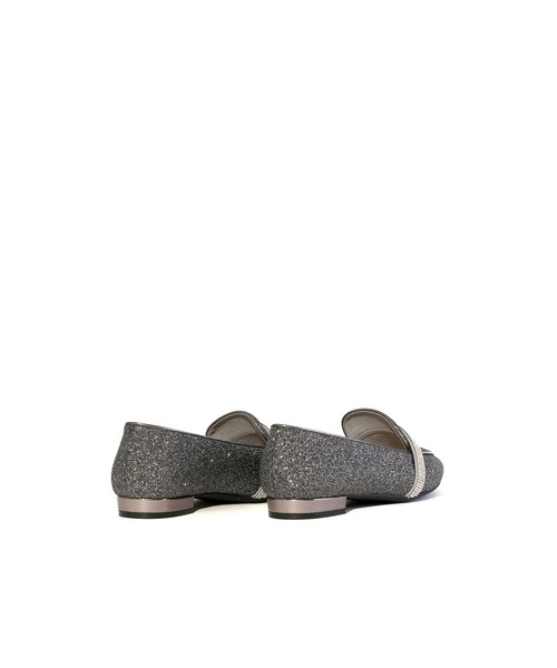 NEUE ♡ライラック　ビジュー付パンプス♡ THE ラインビジューバックル付きポインテッド パンプス MARKET 靴