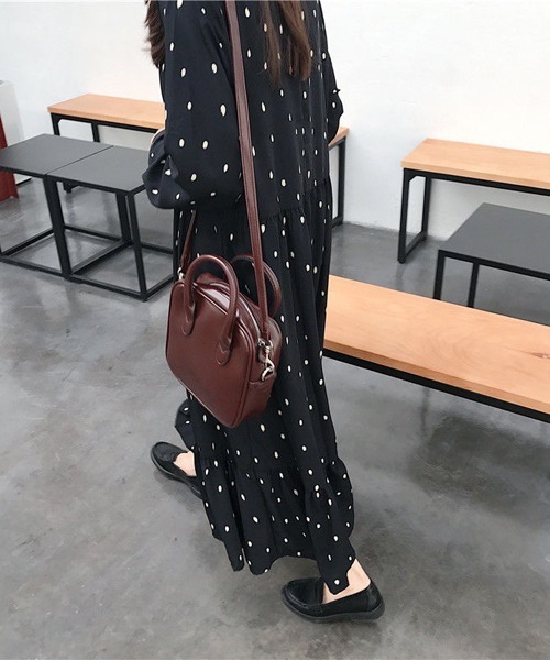 gossip!ロサンゼルス ワンピース 「サイズあり」ドット柄 フリル