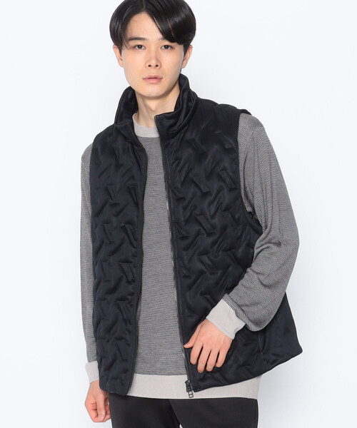 COMME CA ISM ダウンベスト ベスト 接結 ダウン メンズ