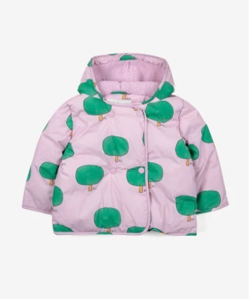 BOBO CHOSES（ボボショーズ） ダウン アウター Baby Green Tree all