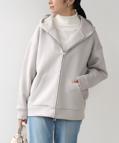 パーカー バックフリルコクーンパーカー レディース Jines パーカー バックフリルコクーンパーカー レディース