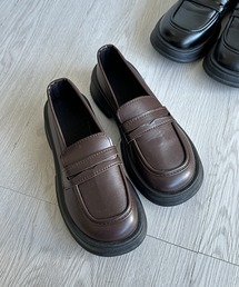 【マイナス3キロ見え】ボリュームソールローファー ブラック L メルカリ最安値 マイナス3キロ見え】ボリュームソールローファー ブラック L