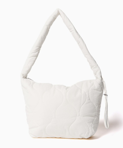 キルティングショルダーミニバッグ WHT ホワイト WHITE 白 ROOP TOKYO ショルダーバッグ バッグ キルティングショルダー
