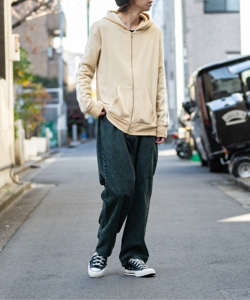 JOHN'S CLOSET ジーンズ 「13」ケミカルオーバーダイ ワイド