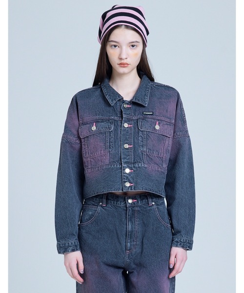 【タグ付】little sunny bite デニムジャケット Little sunny bite（リトルサニーバイト） デニムジャケット gジャン