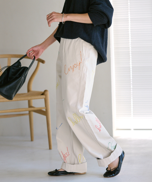 パンツ DRAWING CHINO PANTS FRAMeWORK パンツ チノパン DRAWING CHINO PANTS レディース