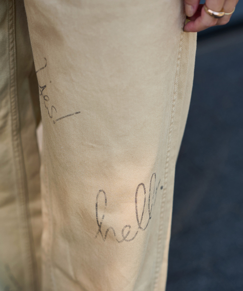 FRAMeWORK パンツ チノパン 「追加」DRAWING CHINO PANTS