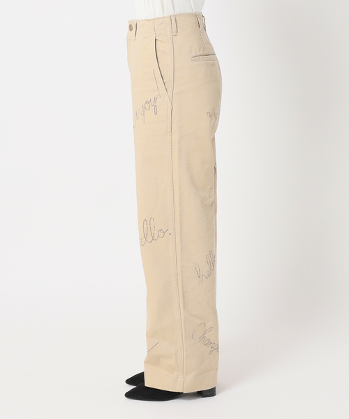 FRAMeWORK パンツ チノパン 「追加」DRAWING CHINO PANTS