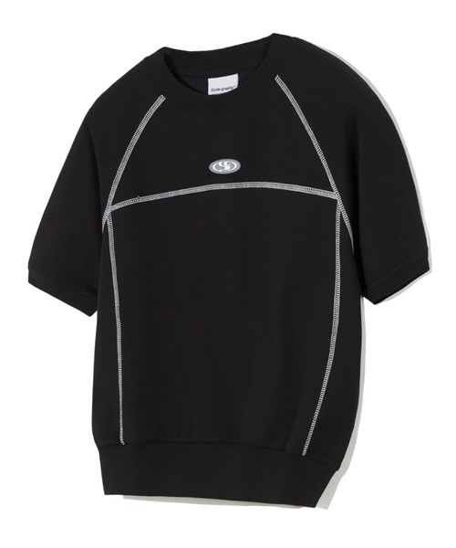 tシャツ (WOMAN) WAVE Symbol Coloring Stitch SHORT SLEEVE Sweatshirt レディース