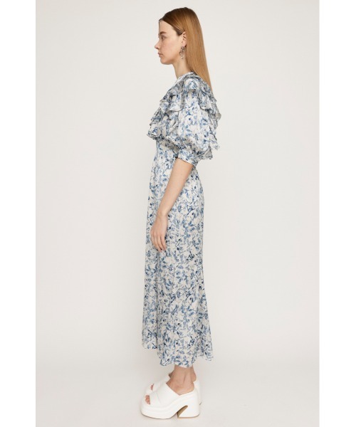 SLY ワンピース BOTANICAL PRINT L/OP ボタニカル プリント
