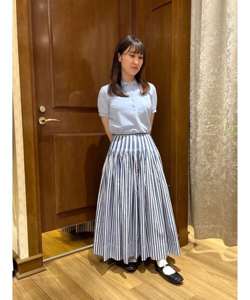 G&F Co. コットンニット スキッパーポロシャツ 長袖ポロシャツ G&F Co. コットンニット スキッパーポロシャツ 長袖ポロシャツ