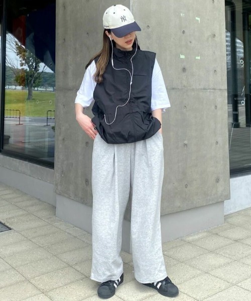 I-SOOK スウェットパンツ ジャージ スウェットワイドパンツ