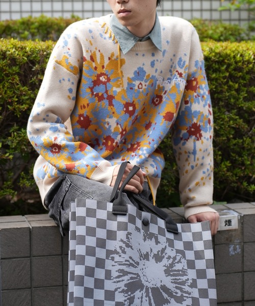 牧場ウマウマさま専用　エルメス　ニットセーター ホワイト/ブラック 牧場ウマウマさま専用 エルメス ニットセーター ホワイト/ブラック X