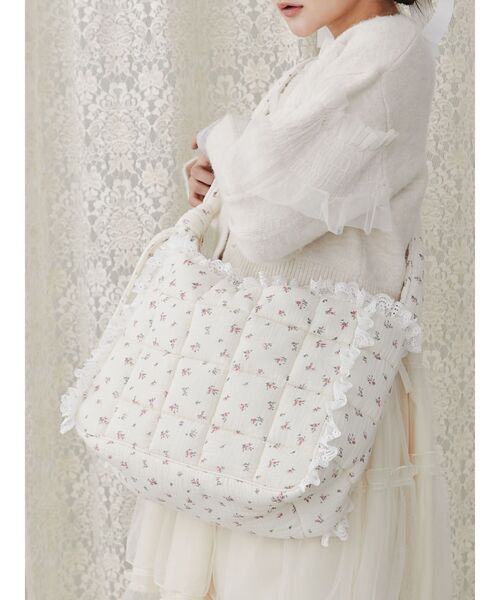 merry jenny（メリージェニー） ショルダーバッグ バッグ お花のガーゼ