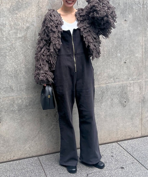 Loungedress サロペット オーバーオール デニムオールインワン