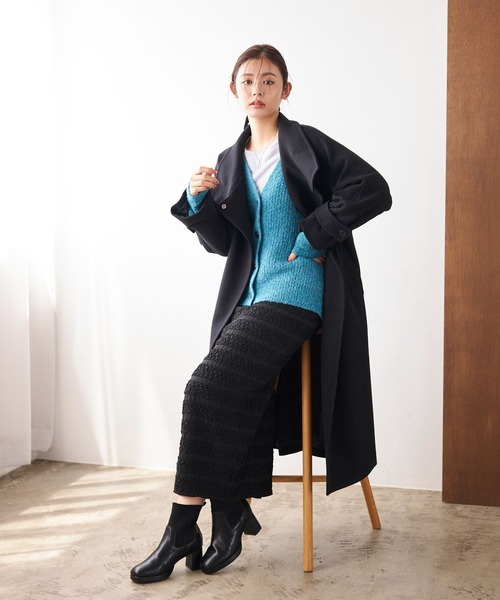 mysty woman（ミスティウーマン） コート チェスターコート スタンド