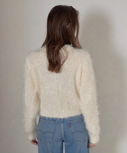 MINERTE ニット セーター 「MINERTE」feather knit pullover