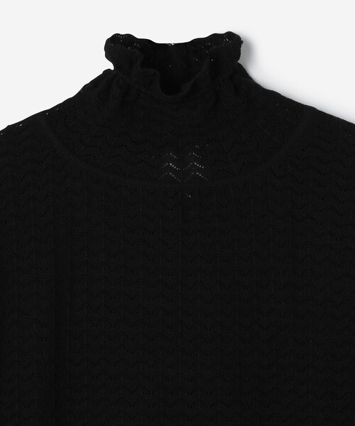 Bshop ニット molli | ハイカラー ニットプルオーバー WOMEN 