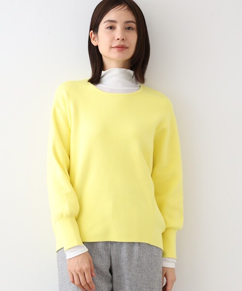 INDIVI（インディヴィ） ニット セーター 「コットン＆カシミヤ