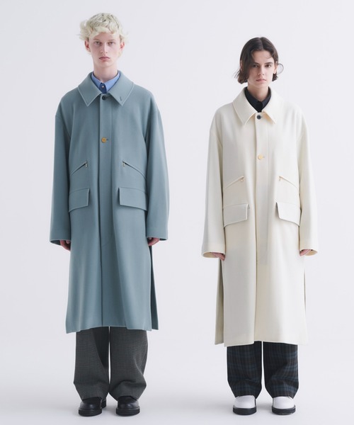 CULLNI（クルニ） チェスターコート 0 ミント メンズ : ZOZOTOWN Yahoo