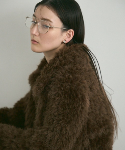 Lutim by u Shaggy fur coat / シャギーファーコート Shaggy fur coat / シャギーファーコート（カバーオール