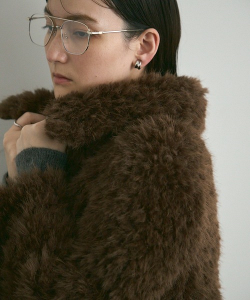 Lutim by u Shaggy fur coat / シャギーファーコート Shaggy fur coat / シャギーファーコート（カバーオール