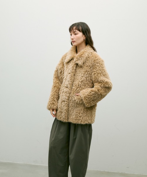 Lutim by u Shaggy fur coat / シャギーファーコート Shaggy fur coat / シャギーファーコート（カバーオール