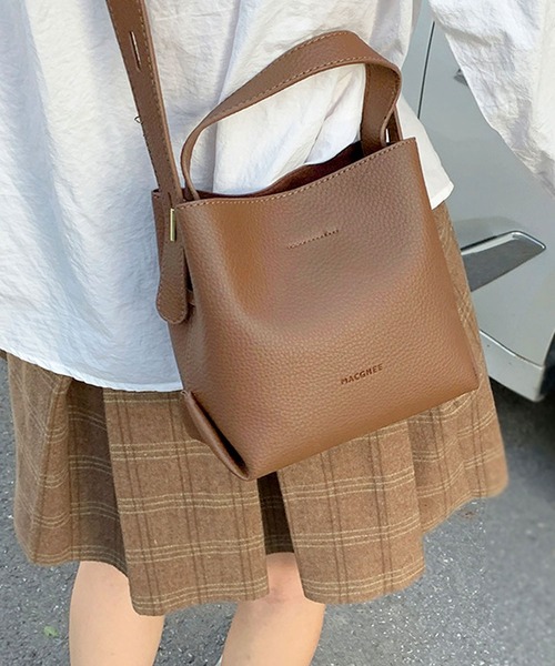 florist ハンドバッグ 「仕切りポケット付」2WAY レザータッチ