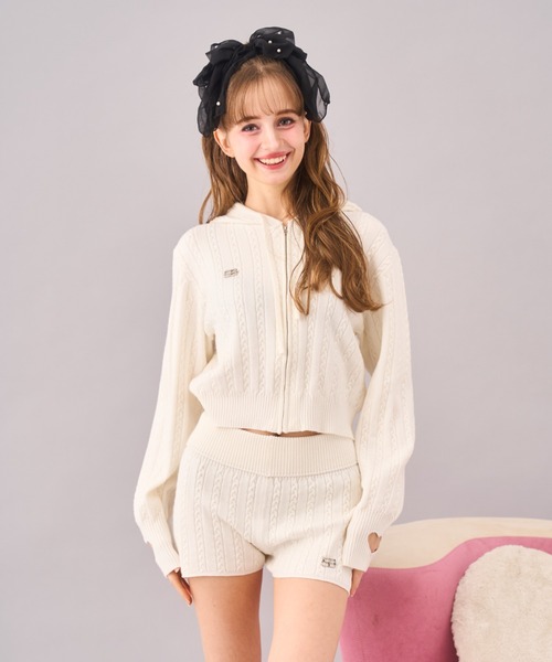 Seiney BLONDE セットアップ ハートニットセットアップ レディース