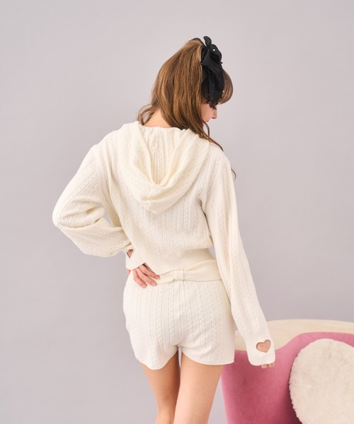 Seiney BLONDE セットアップ ハートニットセットアップ レディース