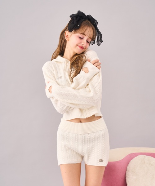 Seiney BLONDE セットアップ ハートニットセットアップ レディース