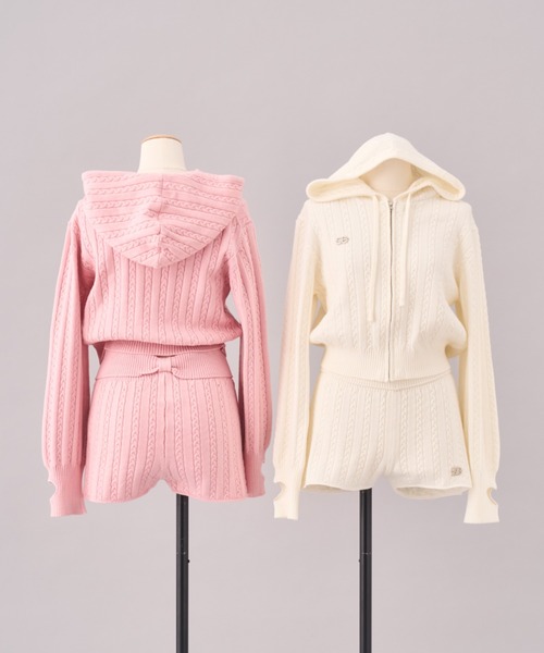 Seiney BLONDE セットアップ ハートニットセットアップ レディース