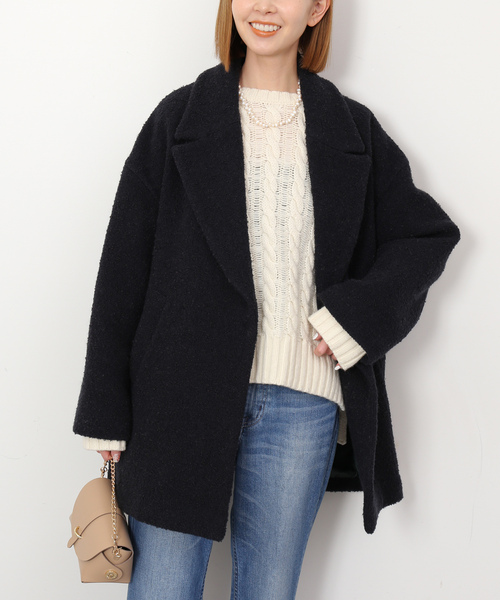 SLOBE IENA（スローブイエナ） チェスターコート FREE ブラック