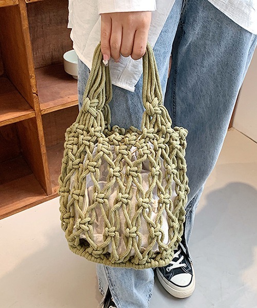 c.u.l ハンドバッグ ロープ編み cula1068 : ZOZOTOWN Yahoo!店