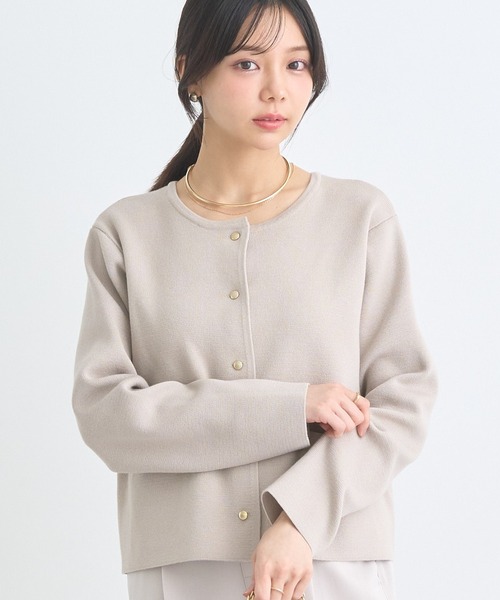 earth music&ecology カーディガン スポンディッシュポケット