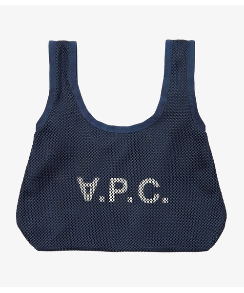 トートバッグ A.P.C. Mini Rebound Shopping Tote Bag Night Blue PSAEUH61971 A.P.C. トートバッグ SHOPPING REBOUND MINI メンズ : ZOZOTOWN