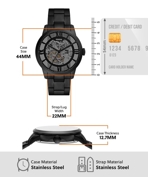 FOSSIL（フォッシル） 腕時計 腕時計 メンズ アナログ ステンレス