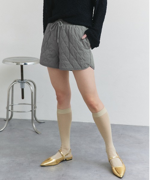 ad thie パンツ キルティング ショートパンツ レディース : ZOZOTOWN