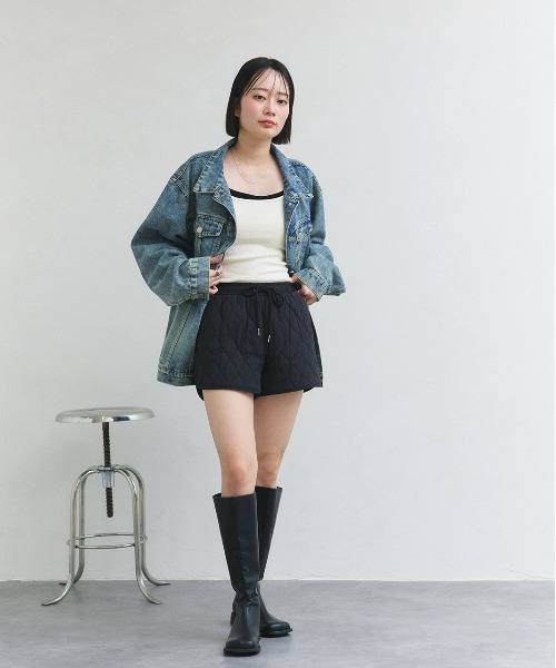 ad thie（アドティエ） パンツ キルティング ショートパンツ