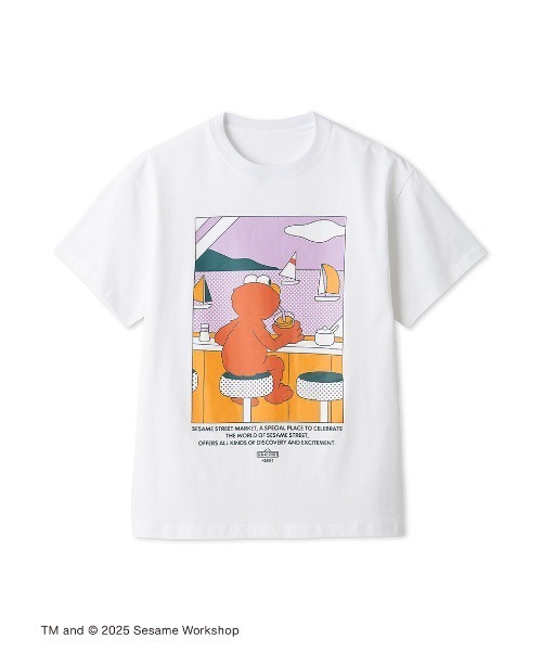 SESAME STREET（セサミストリート） tシャツ 「UNISEX」エルモ アートT